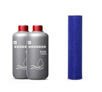 Floor Cleaning Kit Roller Brushes with Detergent Solution Set, Compatible with Dyson Wash G1, Scrubber Pads for Hardwood/Tile Floors(3pcs)