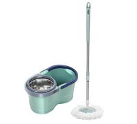 Floor Cleaning Mop - Bucket | Auto Wringer | Rotating Mop Set for Easy Cleaning | Hands Free Household Mop with Bucket System | Labor Saving Cleaning Tool for Kitchen Living Room Balcony
