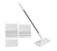 Floor Cleaning Mop,Dust Mop for Shower - Reusable Floor Cleaning Tool for Carpet Hardwood Tile Wall Bathroom Home Kitchen Garage Commercial Dormitory