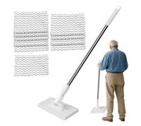 Floor Cleaning Mop - Home Wall Dust Mop | Washable Floor Cleaning Tool for Home Apartment Garage Wall Bathroom Shower Carpet Dormitory Hardwood Tile