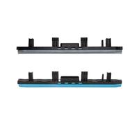 Floor Cleaning Scraper, Scratch Strips, Rubber Scraper for Karcher BR 30/4C FC BR Series, Compatible with Model 4.777-008, Suitable for All Flooring, Blue Black, Pack of 2