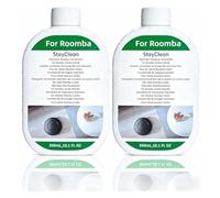 Floor Cleaning Solution, 2 Bottle, 300ml Fresh Scent, Compatible With Roomba Plus 405/Plus 505/Max 705 Robot Vacuums, Low-Foam Formula