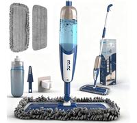 Floor Cleaning Spray Mop with 360° Rotation - Multi Surface Floor Cleaner for Wet/Dry Moping, Lightweight Grip for Kitchen, Bathroom, Hardwood and Tile Floors