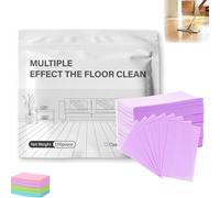 Floor Cleaning Tablets, 100 PieceMultiple Effect the Floors Clean Sheets, Floor Cleaner Tablets for Hardwood, Tile, Laminate (Purple)