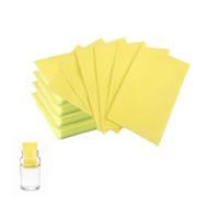 Floor Cleaning Tablets, 50 Pcs Water Soluble Multi Surface Cleaner Sheets for Mops, Streak Free for Hardwood Tile Laminate, Fast Acting No Residue, Peach Jasmine Lavender Osmanthus (Yellow, 50)
