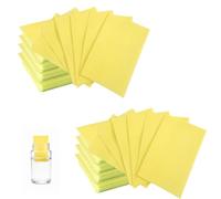 Floor Cleaning Tablets, 50 Pcs Water Soluble Multi Surface Cleaner Sheets for Mops, Streak Free for Hardwood Tile Laminate, Fast Acting No Residue, Peach Jasmine Lavender Osmanthus (Yellow, 100)