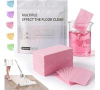 Floor Cleaning Tablets Multi-surface Cleaner,2026New Floor Cleaning Solution Tablets,Multi-surface Floor Cleaning Tablet,Multiple Effect the Foors Clean,Concentrated Cleaner for Hardwood,Tile (Pink)