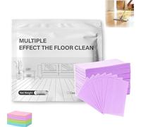 Floor Cleaning Tablets Multi-surface Cleaner,Multi-surface Floors Clean-ing Solution Tablet,Multiple Effect the floors Clean,Concentrated Cleaner for Hardwood,Tile (Purple, 1box)