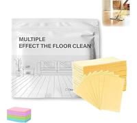 Floor Cleaning Tablets Multi-surface, Multi-surface Floors Cleaning Tablets, Multiple Effect The Floor Clean, No-Rinse, Safe for Hardwood, Tile, Laminate RV (yellow, 2box)
