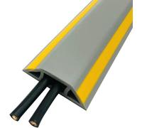 Floor Cord Cover for Carpet, Anti-Stepping Soft PVC Cable Cover, Office Hidden Wire Organizer, 6M