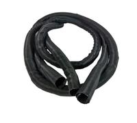 Floor Cord Cover Hider Cable Protector,1/2/3/4/5M Sleeves Self Closed Textile Sleeve PET Braided Expandable Tube For Wire Wrap Protect Auto Line Management(Black,19MM-4M)