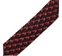 Floor Cord Cover Hider Cable Protector,1~50M PET Expandable Sleeve 14mm Tight Braided High Density Hardness Insulate Line Protect(Black Red,14MM-5 M)