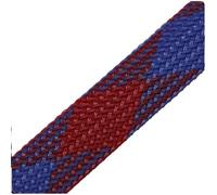 Floor Cord Cover Hider Cable Protector,1~50M PET Expandable Sleeve 14mm Tight Braided High Density Hardness Insulate Line Protect(Blue Red,14MM-5 M)