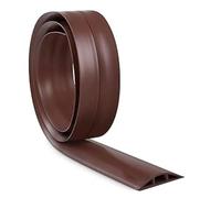 Floor Cord Cover Hider Cable Protector,3.0Meters Rubber Bond Strong Self-Adhesive Electric Wire Organiser For Home Office(Brown)