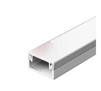 Floor Cord Covers, Cords Protector Floors, High-hardness PVC Material for Protecting Wires in Home Offices and Preventing Tripping Over Cables(White,3x1.5cm/1.2x0.6in)