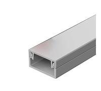 Floor Cord Covers, Cords Protector Floors, High-hardness PVC Material for Protecting Wires in Home Offices and Preventing Tripping Over Cables(Grey,2.4x1.4cm/0.94x0.55in)