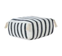 Floor Cushion ASHTI Cotton Black/ White