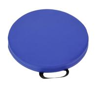 Floor Cushions for Kids - 14" Portable Flexible Seating with Handles - Easy to Clean Thick Soft Foam Comfy Round Seats for Daycare and Preschool (Blue, A)