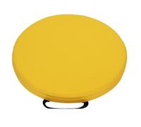 Floor Cushions for Kids - 14" Portable Flexible Seating with Handles - Easy to Clean Thick Soft Foam Comfy Round Seats for Daycare and Preschool (Yellow, A)
