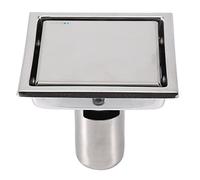 Floor Drain 304 Stainless Steel Anti-Odor Insert Square Shower Floor Drain Strainer for Bathroom Toilet Kitchen 110 X 110mm