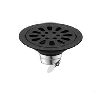 Floor Drain Backflow Preventer 304 Stainless Steel, Shower Bathroom Sewer Anti-Odour Trap, Square Waste Drain Core One-Way Valve Insert(round)