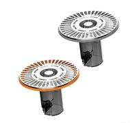 Floor Drain Core with Pest Prevention Design and 90-Degree Quick-Open Mechanism for Efficient Water Flow Control (Orange)