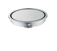 Floor Drain Floor Drains 10cm 11cm Tile Insert Invisible Bathroom Drain Square Shower Waste Strainer(Brushed Nickel H)