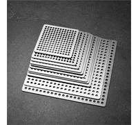 Floor Drain Floor Drains Net Cover Square Shower Drain Hole Filter Hair Catcher Stopper Hardware Stainless Steel for Shower Room(9.8x9.8cm)