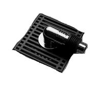Floor Drain Invisible Bathroom Balcony Washing Machine Brass Rapid Drainage Tile Insert Square Drains(Type F)