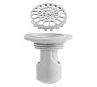 Floor Drain Odor Stopper - Effective Smells Blocking Guard | Mini Bottle Trap Design White | 3.8-5.5cm Diameter + 6.5-10.5cm Depth | Durable ABS Resin - For Bathroom & Kitchen Sink