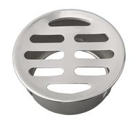 Floor Drain, Round Floor Drain,Floor Drain Cover Stainless Steel Balcony Anti Clogging Floor Drain For Outdoor Courtyard(50mm)