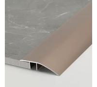 Floor Drop Threshold with 7mm-55mm Laminate Strip Ramp Reducer, 90cm Height Compensation Profile(Champagne,High 1.5cm(5/8"))