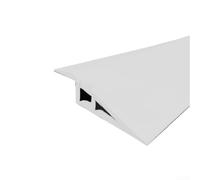 Floor edge strips 1m for carpet and thin floor edges, plastic floor threshold strips for seamless transitions on laminate, wood, and rubber floors (5cm)