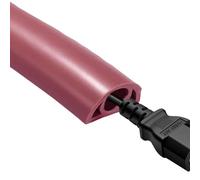 Floor Electrical Cable Cover,Floor Cable Cover - Flexible PVC Conduit, Fire Retardant Cable Protector Floor,Self Adhesive Cable Security Protector for Domes Cable Management