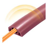 Floor Electrical Cable Cover,Floor Cable Cover,Soft PVC Fireproof Floor Extension Covers, Self Adhesive Cable Extinguisher, Insulated Cable Extension Cable Covers for Cav