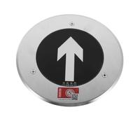 Floor Evacuation Light Arrow Metal Glass Emergency Sign