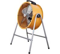 Floor Fan,Heavy Duty Metal Floor Electric Fan with Stand, High Velocity Air Circulation for Workshop, Warehouse, Factory, Garage