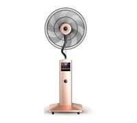 Floor Fan, Pedestal Oscillating Fan, Standing Misting Fan with 3-Speed, Intelligent Control Electric Fans for Home, Living Room, Study, Office(Pink)