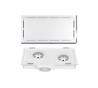 Floor Fan, Ventilation fan Ultra Thin 9cm Dual Motor Ventilation Fan Integrated Ceiling 30x60 Exhaust Fan Kitchen Bathroom Strong Silent Bathroom extractor fan