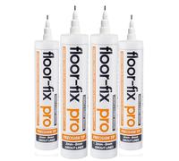 Floor-Fix Pro All in One Micro Precision Injector Kit Bonding Adhesive - For Loose & Hollow Tiles, Wood, LVT & Laminate - Includes a Reusable Syringe Adapter & Patented Customisable Tip (4)