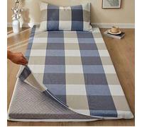 Floor Futon Mattress Cover with Zipper - Fashion Patterns Full Coverage Mattress Protector Washable Dustproof Detachable Zippered Futon Cover for Singles Twins Tatami Floor Mattress (#1,90x190cm)