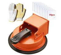 Floor Gap Fixer Tool, 2026 Laminate Floor Gap Repair Tool, Plank Grabber Floor Fix Pro, Suction Tool Includes 10 Sticky Pads for Floor Gaps, Flooring, Wood, Laminate Floors (Orange)