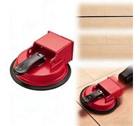 Floor Gap Fixer Tool - 2026 Upgraded Heavy-Duty Floor Gap Fixer Suction Cup Tool, Adjustable Height Setter & Countertop Leveling Tools for Vinyl, Wood, Laminate Floors (Red)