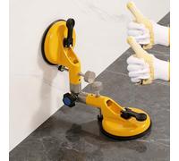 Floor Gap Fixer Tool,Adjustable Height Setter,2026 Upgraded Pro Adjustable Vacuum Suction Seam Countertop Leveling Alignment Clamp with Heavy-Duty Rubber Suction Cups (2Pcs)