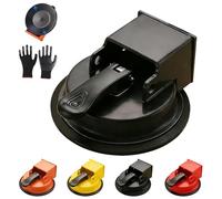 Floor Gap Fixer Tool, Heavy Duty Floor Gap Fixer Suction Cup Tool, Adjustable Height Setter for Vinyl, Wood, Laminate Floors - Perfect for Leveling & Closing Gaps in Your Home (Black,No hammer)