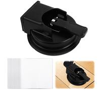 Floor Gap Fixer Tool, Heavy Duty Suction Cup Flooring Gap Repair Tool with 10 Sticky Pads Suitable for Vinyl Laminate Plank and Hardwood Repair (Black)