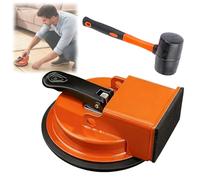 Floor Gap Fixer Tool Laminate Flooring Tools Plank Grabber Floor Fix Heavy Duty Suction Cup Gap Repair Tool For Vinyl Wood(Orange)
