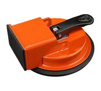 Floor Gap Fixer Tool, Orange 4.72 in Suction Cup, 154.3 lbs Strong Pull, Carbon Steel Rubber, for Wood Laminate Tile, Professional Joint Adjustment Leveling Device, 5.38 x 4.72 x 2.01 in