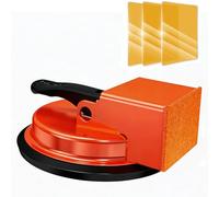 Floor Gap Fixer Tool, Upgraded Heavy Duty Laminate Floor Suction Cup Gap Repair Tool, Over 152 Pounds Load Capacity, Flooring Gap Tool for Vinyl & Wood Floor Repair, Orange, Model 5D