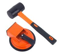 Floor Gap Fixer Tool with Suction Cup - Floor Gap Repair Tool with Hammer for Laminate & Vinyl Plank Floors, Home DIY Fixer for Vinyl Plank Flooring Repair